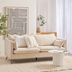 Picolly Natural 3 Seater Sofa