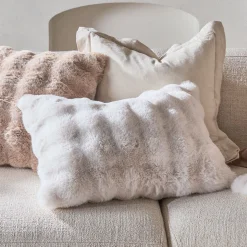 Prague Faux Fur Oblong Cushion