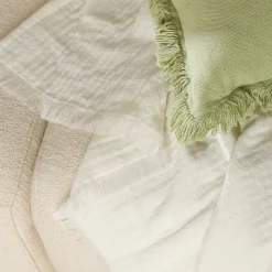 Raya Chenille Gauze Reversible Throw