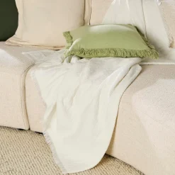 Raya Chenille Gauze Reversible Throw
