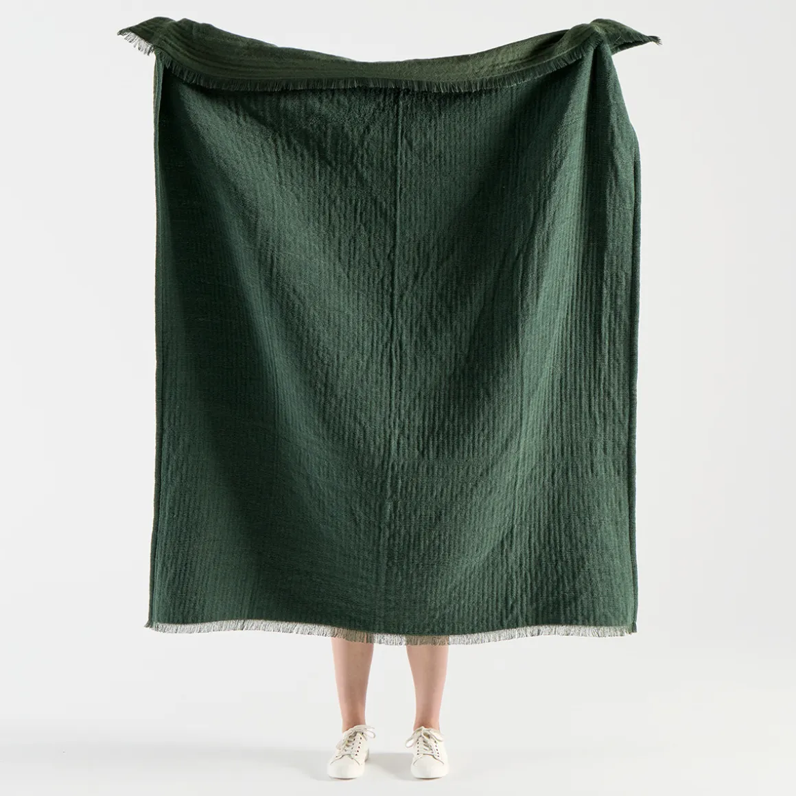 Raya Chenille Gauze Reversible Throw