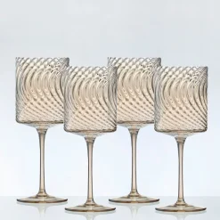 Raya Lustre Wine Glass Set of 4