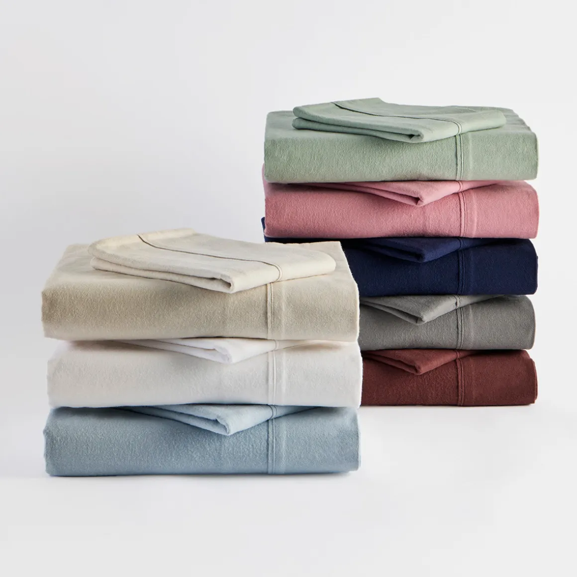 Rose Pink Cotton Flannelette Sheet Set
