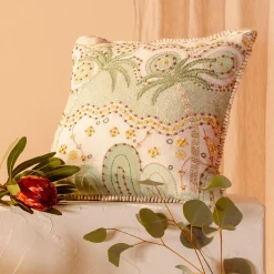 Sacred Stillness by Domica Hill Cushion