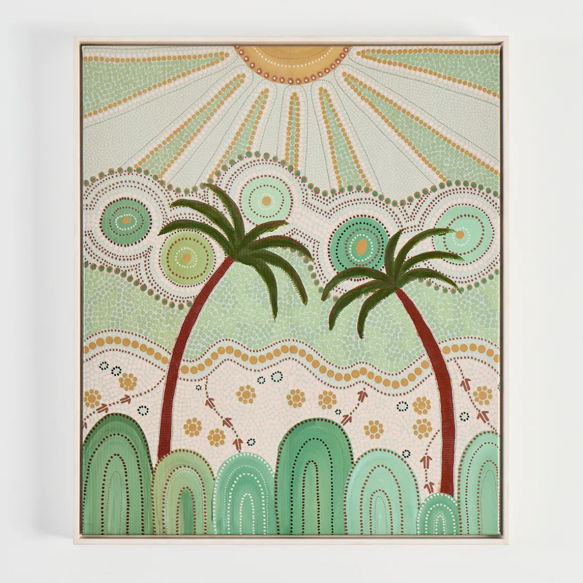 Sacred Stillness Domica Hill Canvas Wall Art