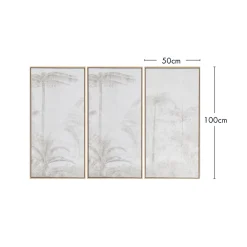 Shadow Palm Framed Canvas Wall Art