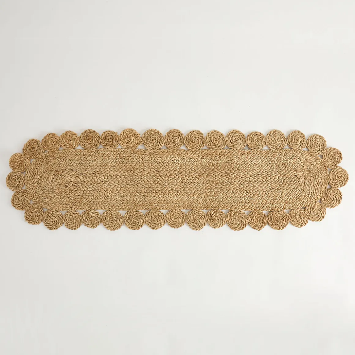 Sonora Oval Jute Table Runner