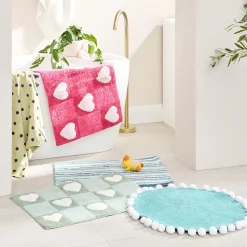 Striped Bath Mat