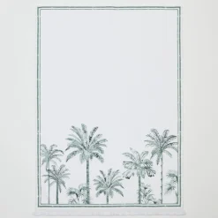 Tahiti Green Tea Towel Set of 2