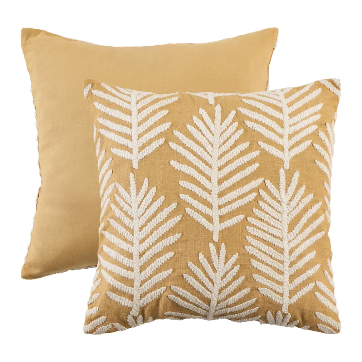 Tanner Palm Embroidered Cushion