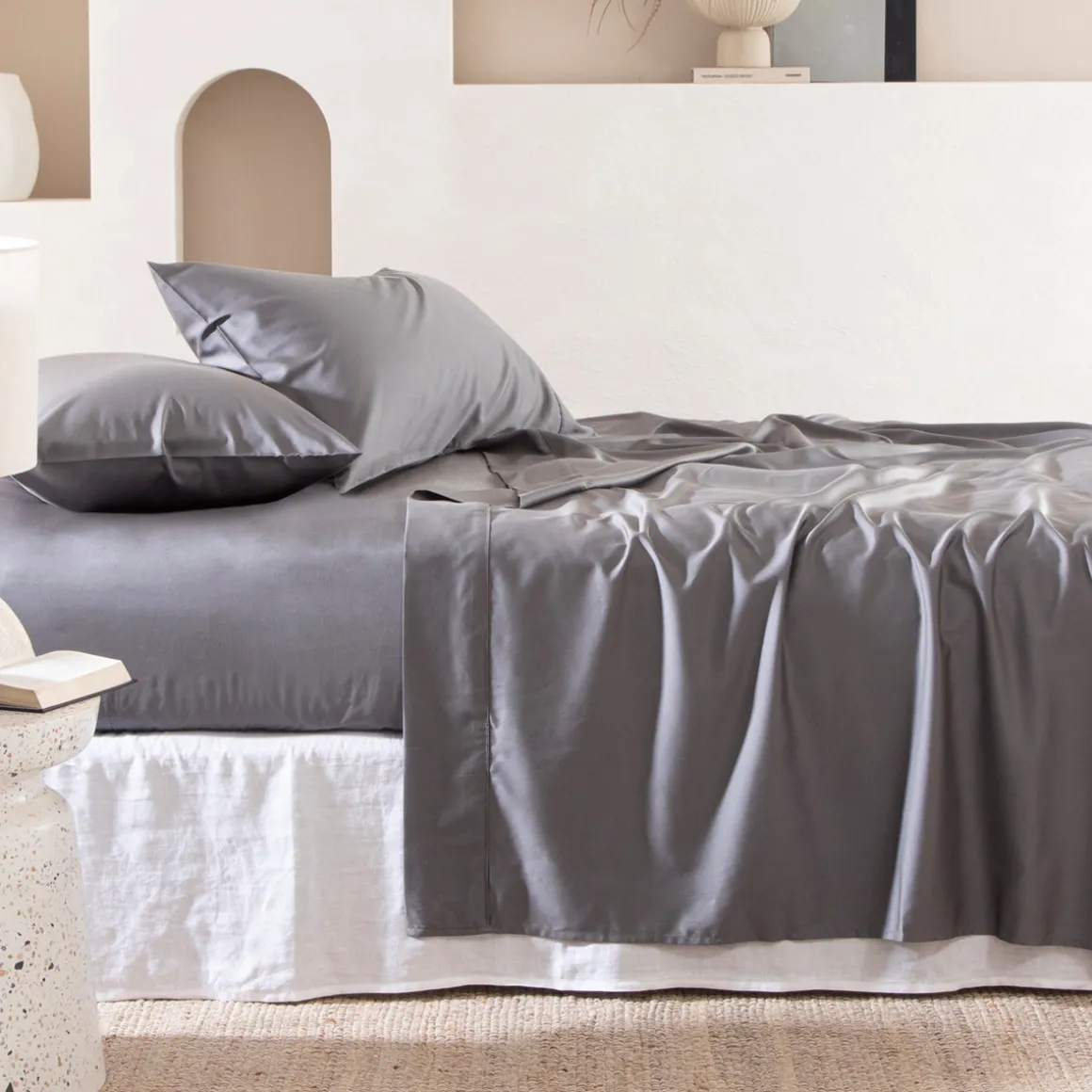 400TC Bamboo Cotton Fitted Sheet