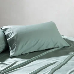 400TC Bamboo Cotton Queen Pillowcase Pair