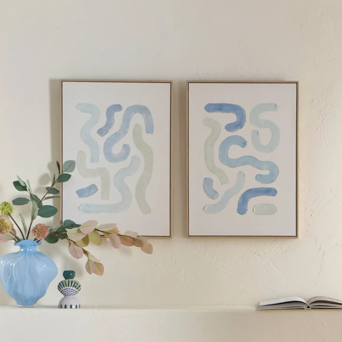 Tide Lines Framed Canvas Wall Art