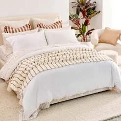 Vale Stripe Chenille Extra large Throw