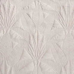 Velvet Palms Natural Quilt Cover Set
