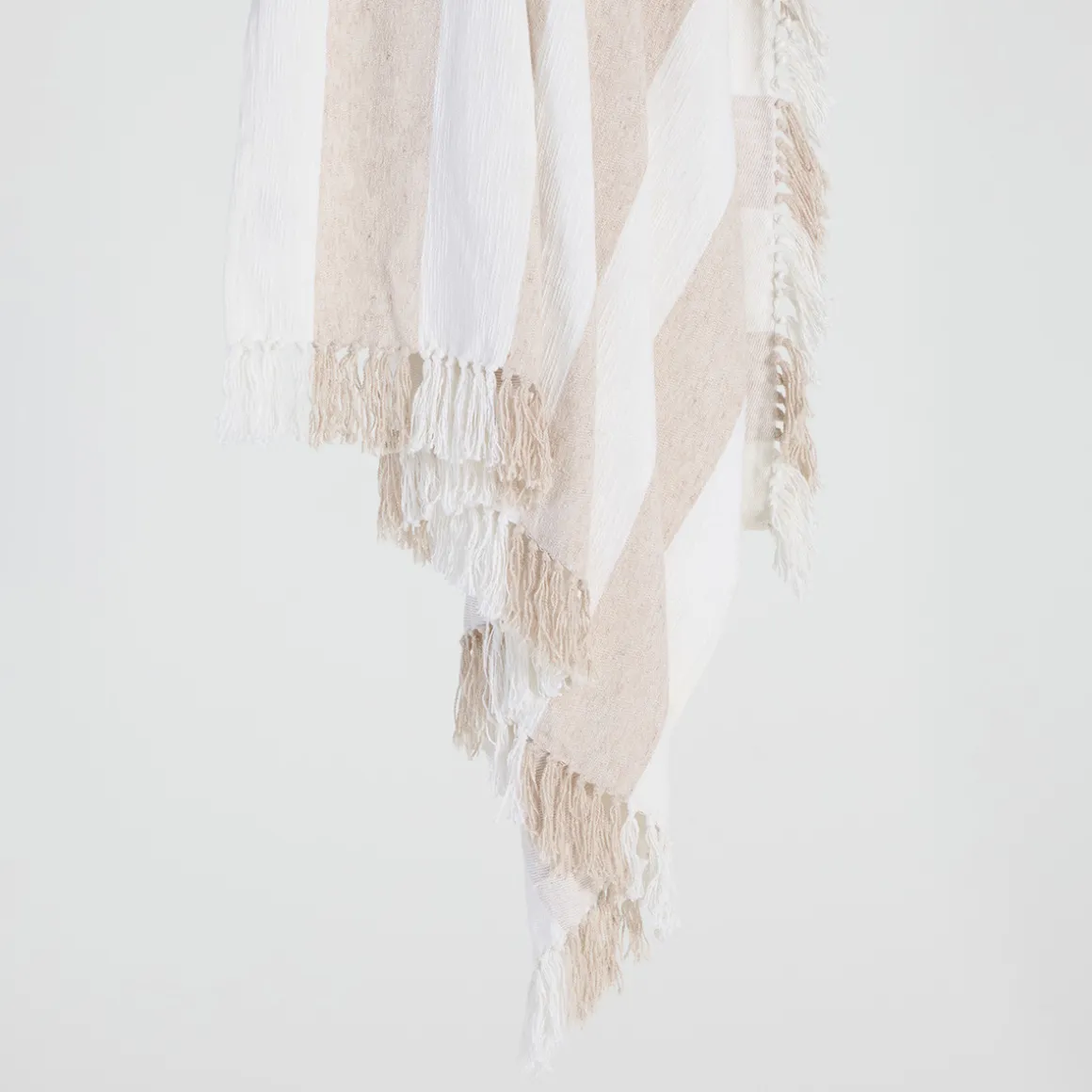 Vera Boucle Stripe Extra Large Throw