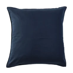 Washed Linen Look Navy European Pillowcase