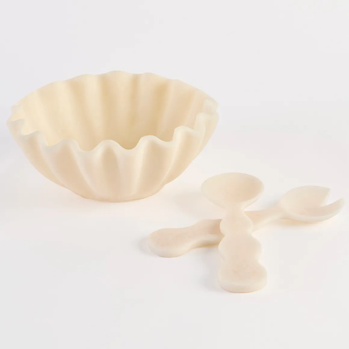 Wave Resin Fruit Bowl