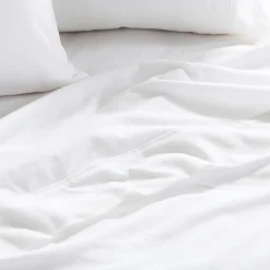 White Cotton Flannelette Sheet Set