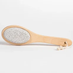 Wooden Bath Brush and Pumice Stone
