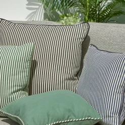 Zona Outdoor Large Stripe Square Cushion